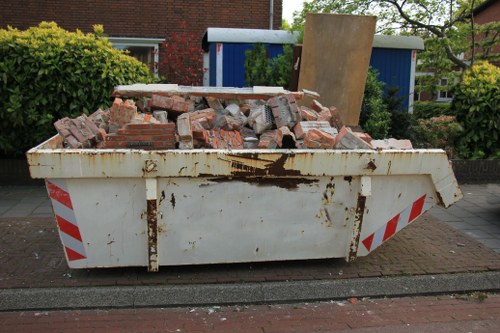 Professional flat clearance team at work in a Colindale flat